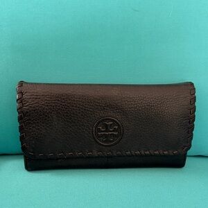 Tory Burch Black Leather Wallet